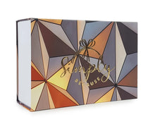 Load image into Gallery viewer, Simply Because gold geometric gift box design option
