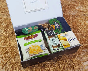 Open Giftbox with food inside