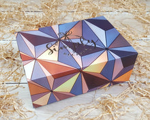 Load image into Gallery viewer, Simply Because gold geometric gift box exterior
